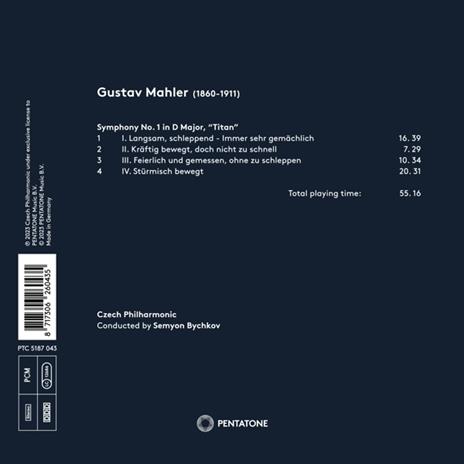 Symphony No. 1 - CD Audio di Gustav Mahler,Semion Bychkov - 2