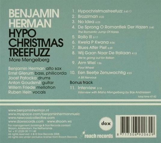 Hypochristmastreefuzz - CD Audio di Benjamin Herman - 2