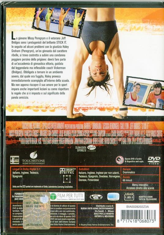 Stick It. Sfida e conquista - DVD - Film di Jessica Bendinger Drammatico |  IBS