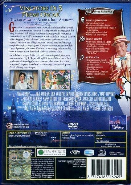 Mary Poppins (2 DVD)<span>.</span> Edizione Speciale 45º anniversario di Robert Stevenson - DVD - 2