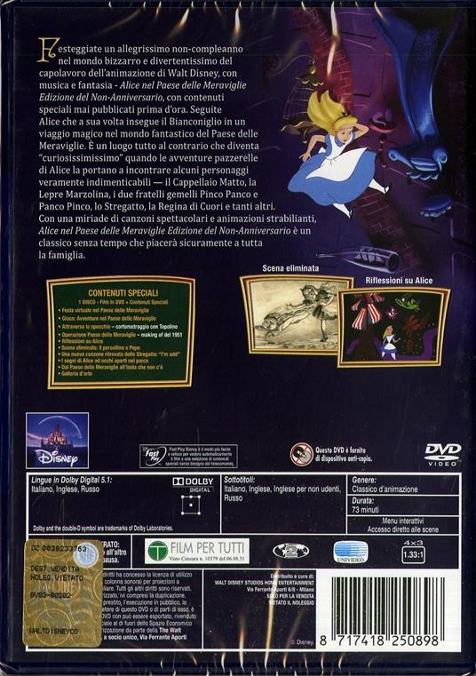 DVD Alice nel paese delle meraviglie - DIMOStore