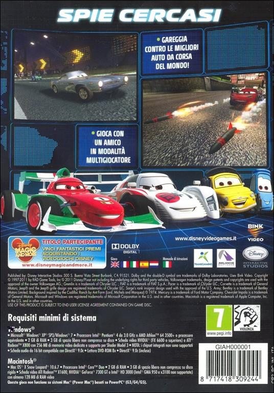 Cars 2: The Video Game - gioco per Personal Computer - Disney Interactive -  Racing - Videogioco | IBS