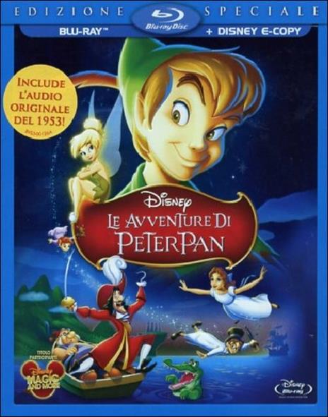 Le avventure di Peter Pan - Blu-ray - Film di Hamilton Luske , Wilfred  Jackson Animazione