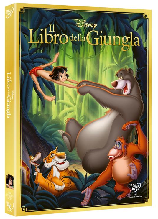 Il libro della giungla - DVD - Film di Wolfgang Reitherman Animazione