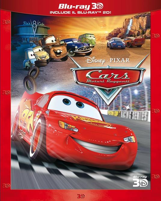 Cars. Motori ruggenti 3D (Blu-ray + Blu-ray 3D) - Blu-ray + Blu-ray 3D -  Film di John Lasseter , Joe Ranft Bambini e ragazzi | IBS