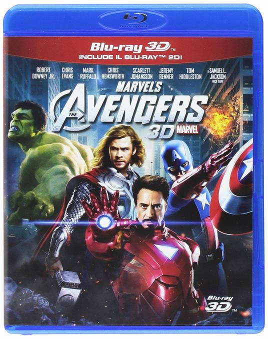 The Avengers (Blu-ray + Blu-ray 3D) di Joss Whedon