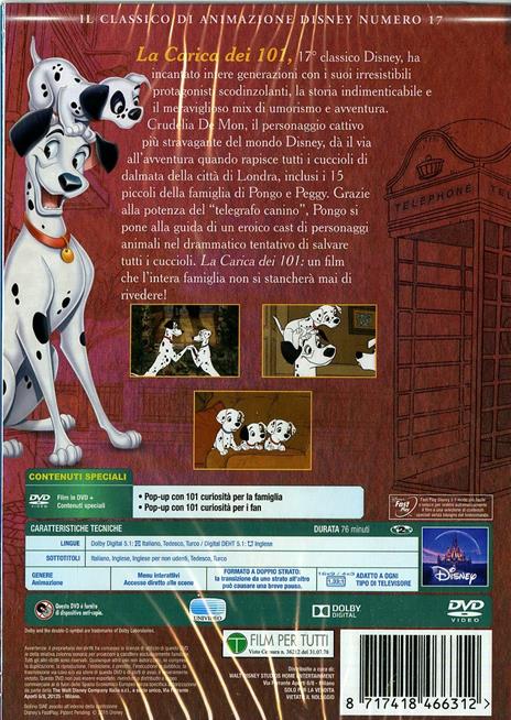 La Carica Dei 101 (Special Edition) (2 Dvd): : Vari Registi: Film  e TV