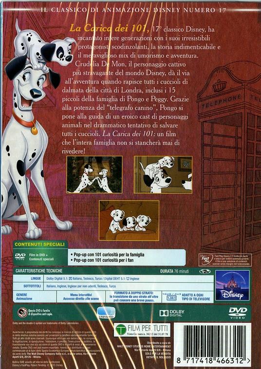 La carica dei 101 (DVD) - DVD - Film di Wolfgang Reitherman