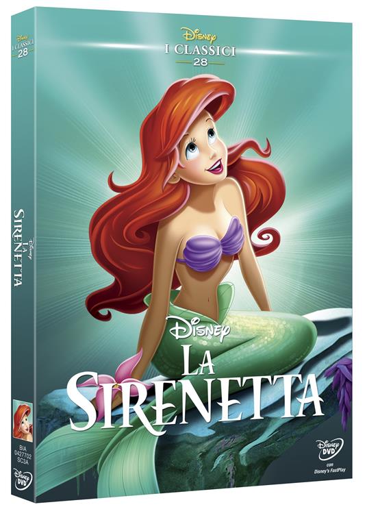 La Sirenetta (DVD) - DVD - Film di John Musker , Alan Menken Animazione |  IBS