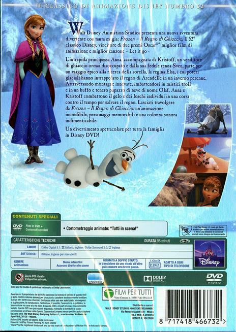 Il Libro delle Canzoni Frozen DISNEY LIBRI - W02826