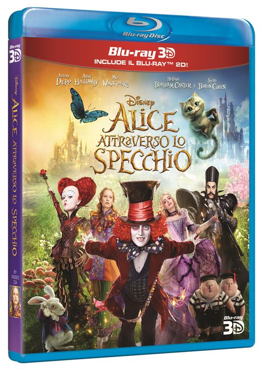 Alice attraverso lo specchio 3D (Blu-ray + Blu-ray 3D) - Blu-ray + Blu-ray  3D - Film di James Bobin Fantastico | IBS