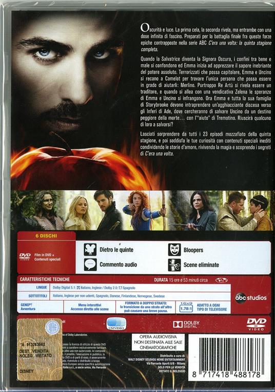 C'era una volta. Stagione 5 (6 DVD) di Ralph Hemecker,Dean White,Milan Cheylov - DVD - 2