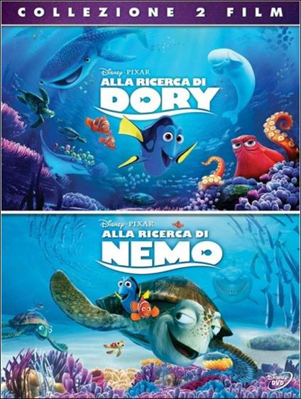Alla ricerca di Dory. Alla ricerca di Nemo (Cofanetto DVD) - DVD - Film di  Andrew Stanton , Angus MacLane Bambini e ragazzi | IBS