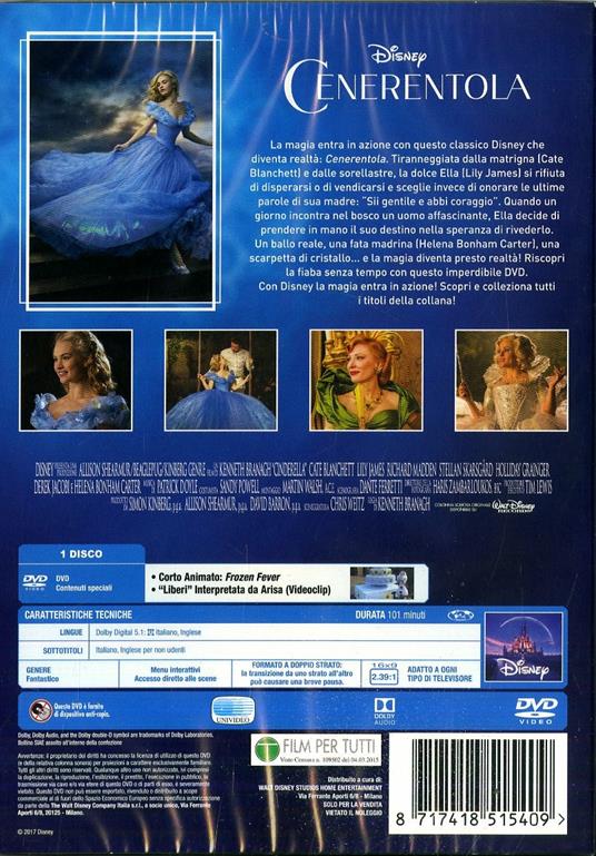 Cenerentola. Live Action. Limited Edition 2017 (DVD) - DVD - Film