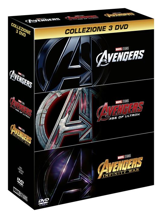 Cofanetto trilogia Avengers (3 DVD) di Joe Russo,Anthony Russo,Joss Whedon