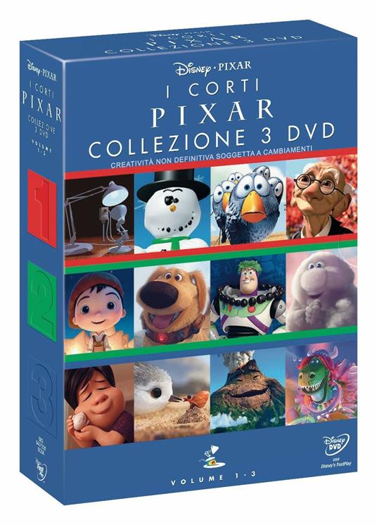 corti Pixar Collection. Volumi 1, 2, 3 (3 DVD) - DVD - Film di Dave Mullins  , Sanjay Patel Bambini e ragazzi | IBS