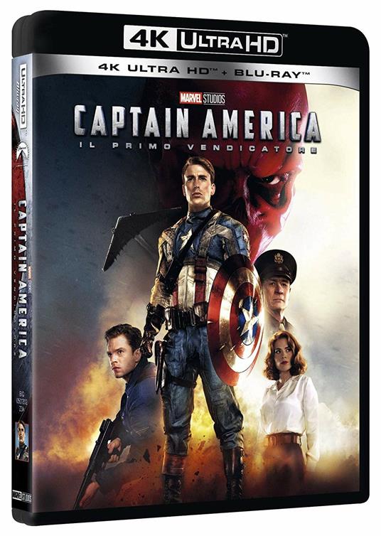 Captain America. Il primo vendicatore (Blu-ray + Blu-ray Ultra HD 4K) - Blu- ray + Blu-ray Ultra HD 4K - Film di Joe Johnston Avventura | IBS
