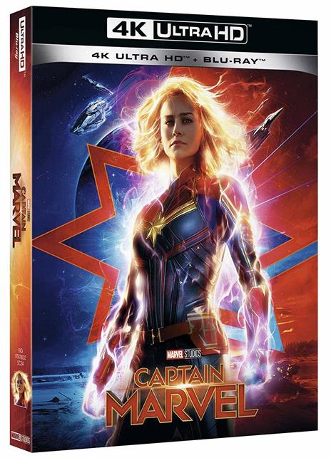 Captain Marvel (Blu-ray + Blu-ray 4K Ultra HD) di Anna Boden,Ryan Fleck - Blu-ray + Blu-ray Ultra HD 4K