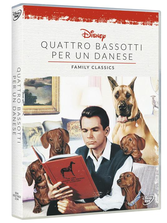 Quattro bassotti per un danese (DVD) di Norman Tokar - DVD