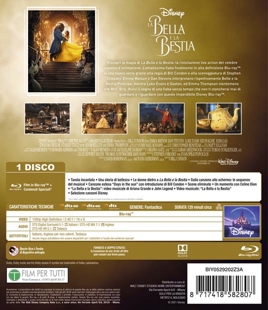 La Bella E la Bestia-la [Versione Live Action-Edizione Standard] [Import]