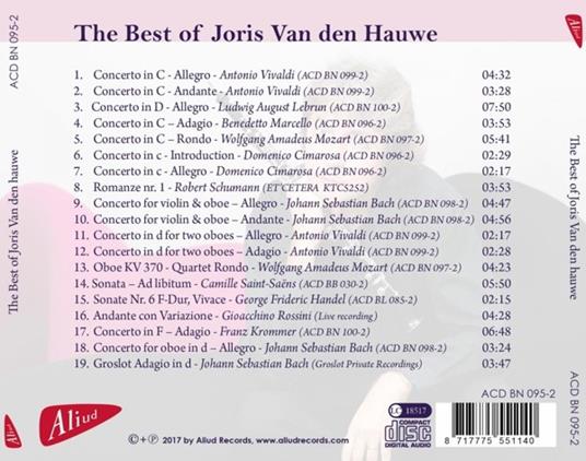 Best Of Joris Van Den Hauwe - CD Audio di Joris Van Den Hauwe - 2