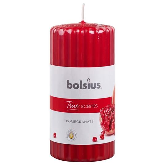 Bolsius Candele Profumate Rigate 6 pz 120x58 mm Melograno - 2