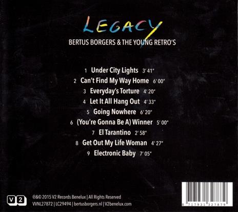 Legacy - CD Audio di Bertus Borgers & the Young Retro's - 2