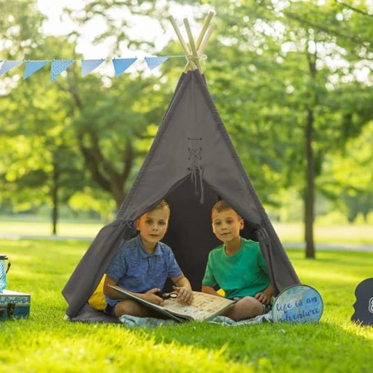 Tenda da Gioco Grande Tenda per Bambini Pieghevole Teepee Tenda