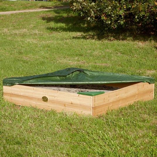 AXI Amy Sandbox with Storage Brown/green Recinto di sabbia - 3