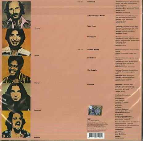 Heavy Weather (180 gr.) - Vinile LP di Weather Report - 2