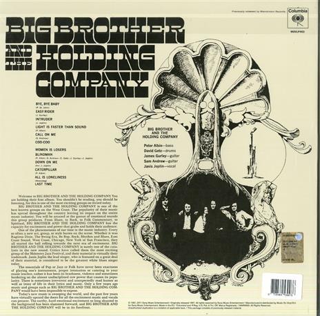 Big Brother & the Holding Company - Vinile LP di Janis Joplin - 2