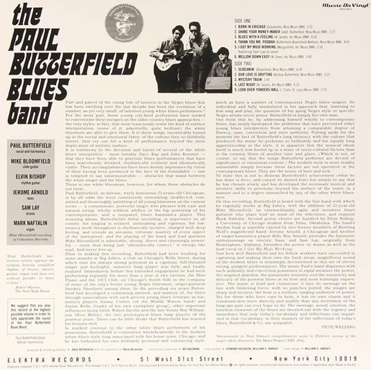 Paul Butterfield Blues Band - Vinile LP di Paul Butterfield (Blues Band) - 2