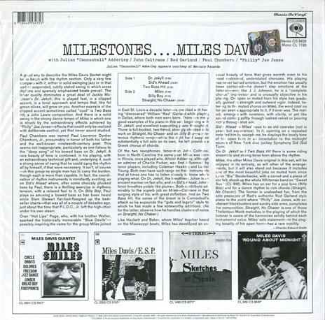 Milestones - Vinile LP di Miles Davis - 2