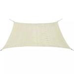 vidaXL Vela Parasole in HDPE Quadrata 2x2 m Crema