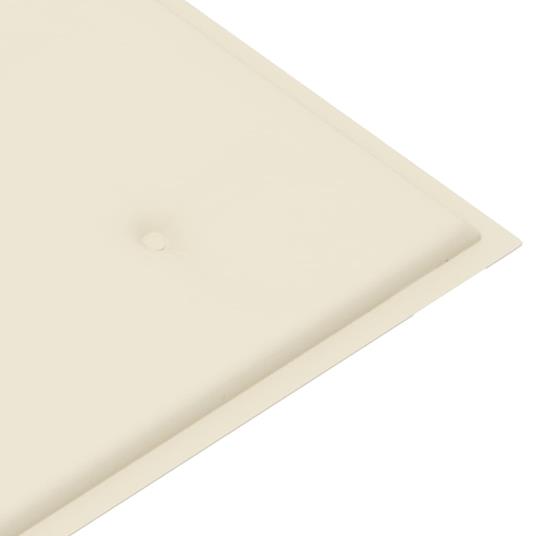 vidaXL Cuscino per Panca Crema 120x50x3 cm in Tessuto Oxford - vidaXL -  Idee regalo