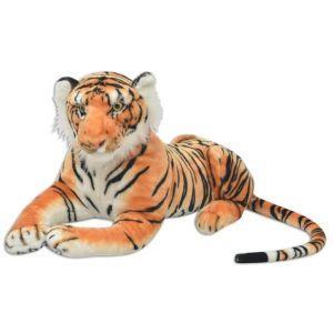 vidaXL Peluche Tigre Marrone XXL