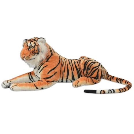 vidaXL Peluche Tigre Marrone XXL - 2