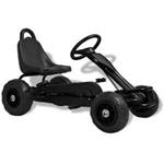 vidaXL Go Kart a Pedali con Pneumatici Nero