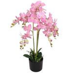 vidaXL Orchidea Artificiale con Vaso 75 cm Rosa