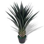 vidaXL Yucca Pianta Artificiale con Vaso 90 cm Verde