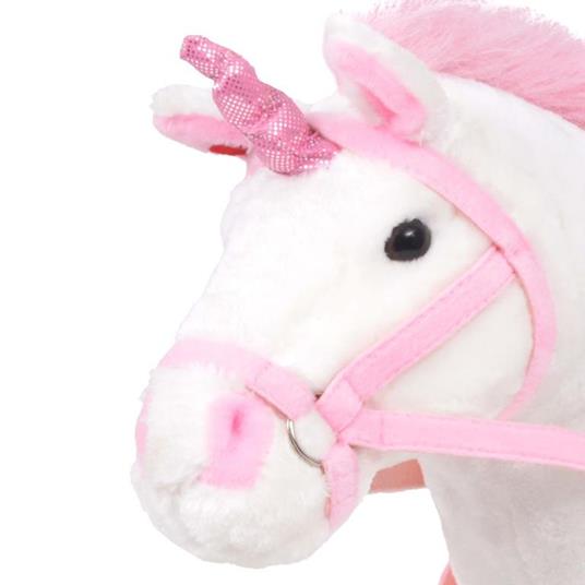 vidaXL Unicorno di Peluche Giocattolo Bianco e Rosa XXL - vidaXL - Casa  delle bambole e Playset - Giocattoli