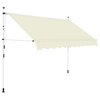 vidaXL Tenda da Sole Retrattile Manuale 300 cm Crema - vidaXL - Idee regalo