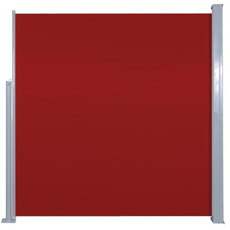 vidaXL Tenda da Sole Laterale Retrattile 140 x 300 cm Rossa - 2