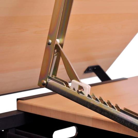 Tavolo inclinabile con due cassetti tavolo da disegno con sgabello - vidaXL  - Idee regalo | IBS