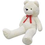 vidaXL Orsacchiotto di Peluche XXL Morbido Bianco 160 cm