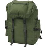 vidaXL Zaino Stile Militare 65 L Verde