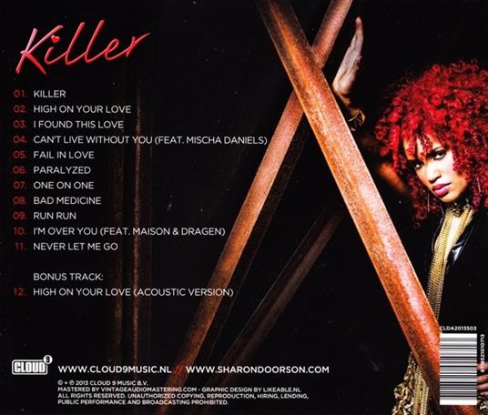 Killer - CD Audio di Sharon Doorson - 2