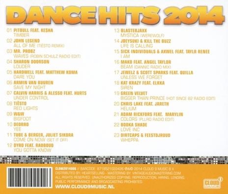 Dance Hits 2014 - CD Audio - 2