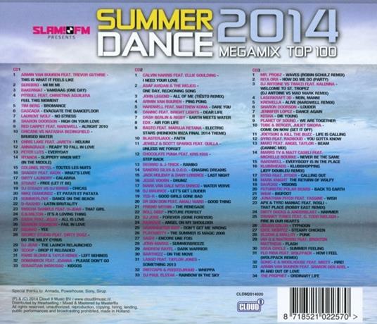 Slam! Summerdance 2014 - CD Audio - 2