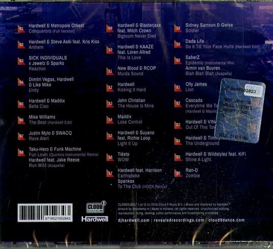 Revealed vol.9 - CD Audio di Hardwell - 2